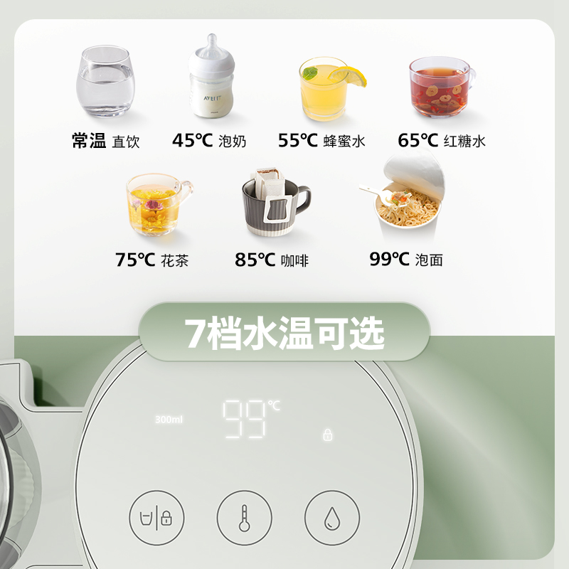 飞利浦即热式口袋饮水机迷你Mini旅行便携即热小型桌面速热烧水器高清大图