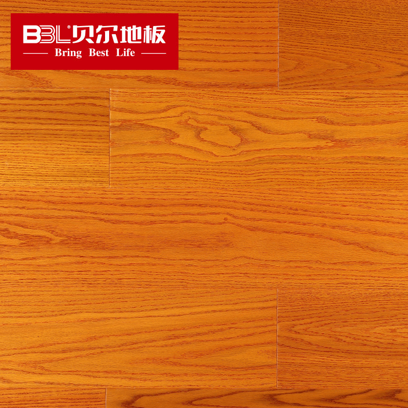 贝尔 BBL EW007 七彩橡木 深原木色多层实木地板[1㎡]