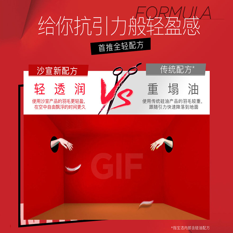 沙宣洗发水盈卷修润400ml(专为卷发造型设计 洗发露 新老包装随机发货)高清大图