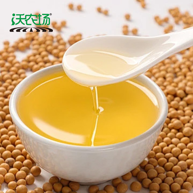 沃农场非转基因一级大豆油1.8L/瓶高清大图