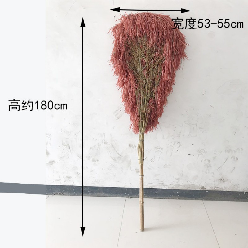 礼千初 手编竹制大扫把笤帚塑料丝园林大扫帚庭院打扫环卫户外马路扫 小号