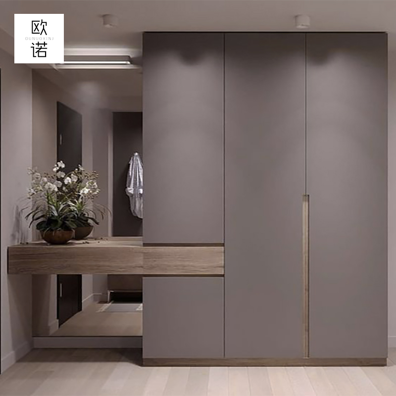 致仕(zisiz)整体步入式爱格衣帽柜鞋柜一体轻奢入户玄关隔断柜定制全