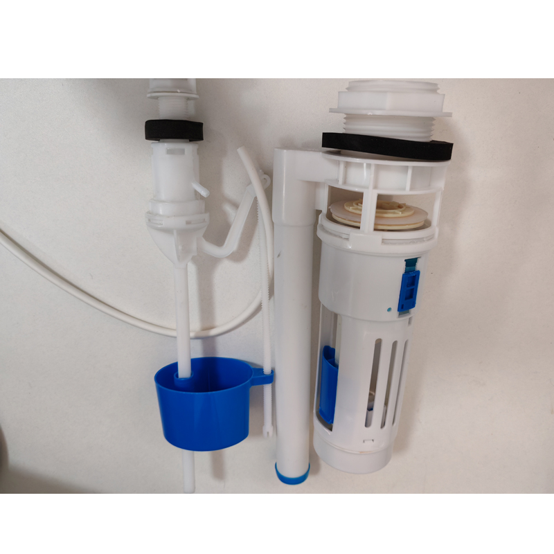 蹲便器水箱配件进出水阀 三件套 个高清大图