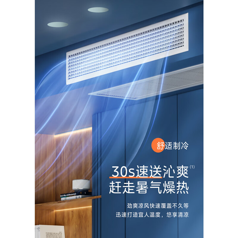 家用中央空调3匹风管kfr-72t2w/bdn1-gca嵌入式卡式3p一拖一风管机