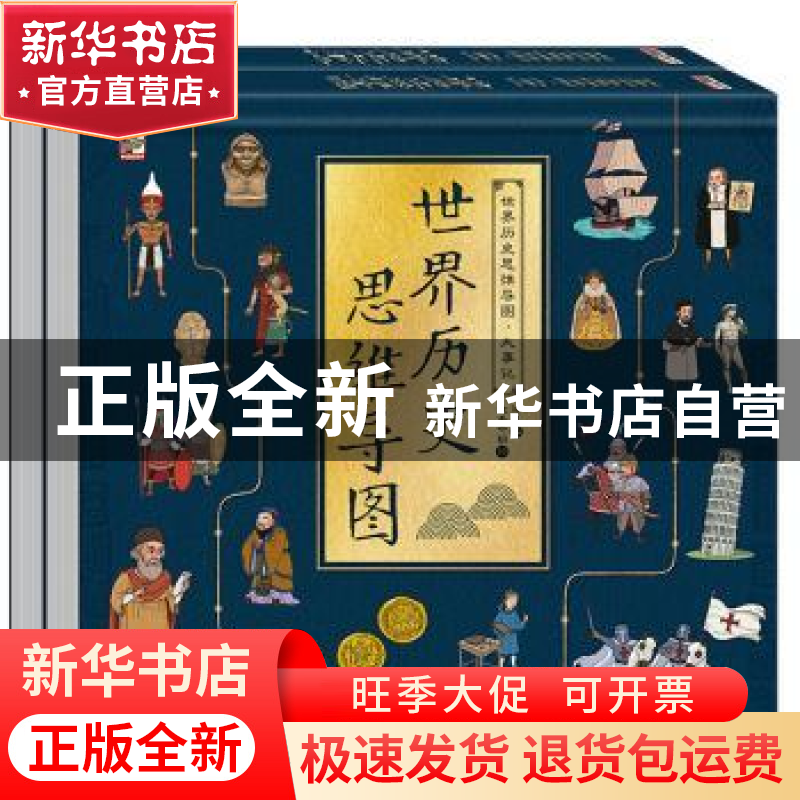 正版 世界历史思维导图·大事记(全2册) 徐波 电子工业出版社 97