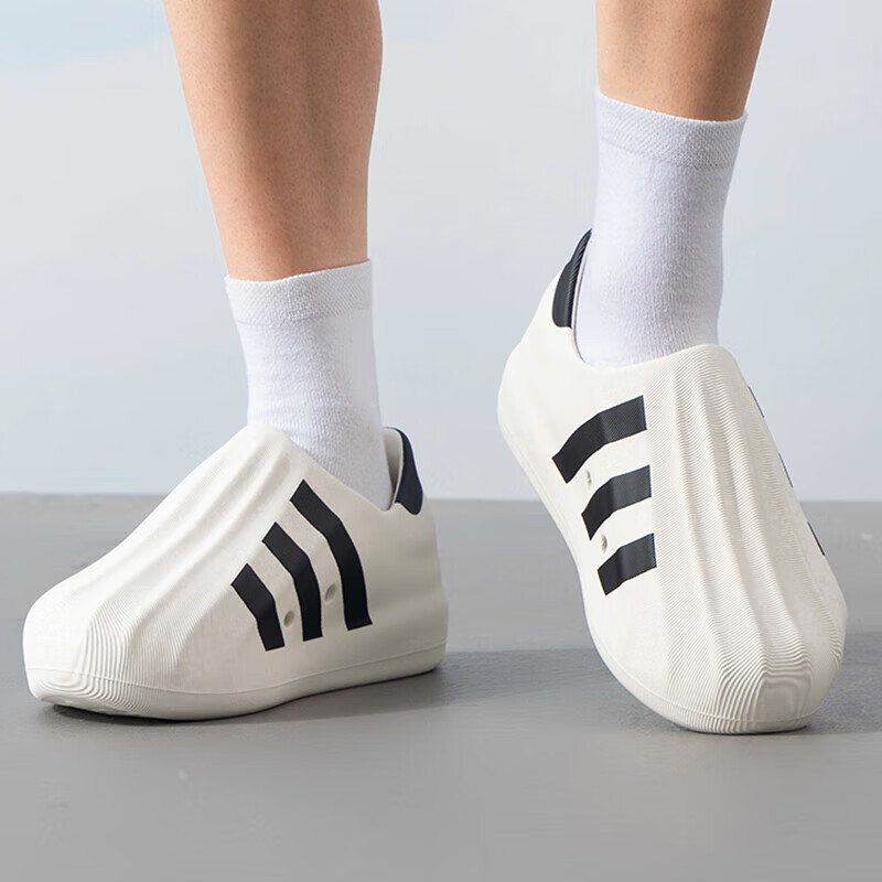 阿迪达斯（adidas）三叶草板鞋男鞋女鞋新款贝壳头一脚蹬休闲鞋轻便运动鞋HQ8750 ZP高清大图