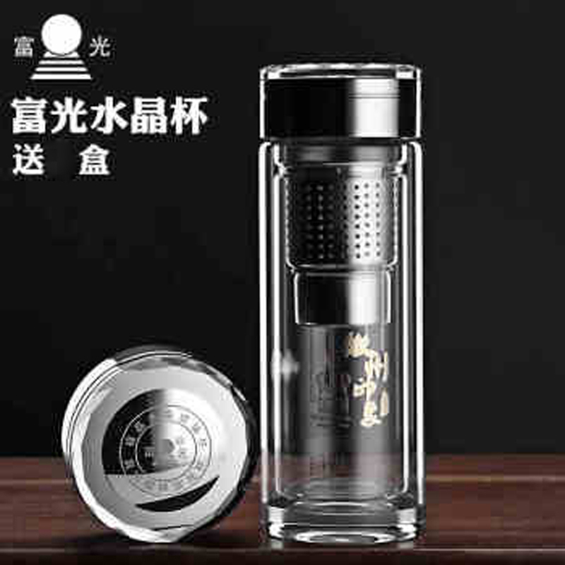 富光 银龙系列双层水晶玻璃杯 320ML HB