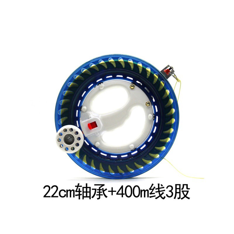 新款风筝大型大原风筝儿童成人三角好飞微风易飞风筝带长尾创意 三维工匠 2米草原+400米轴承蓝线轮带10米飘尾高清大图
