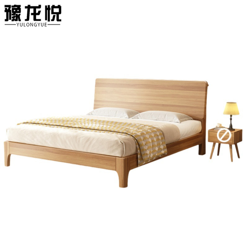 豫龙悦实木床高清大图