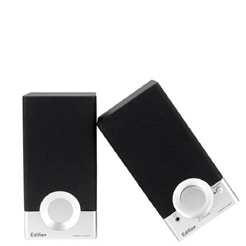 漫步者 R18T对箱电脑音箱/2.0声道/2.8W/50x90mm/旋钮(套)
