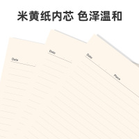得力(deli) 3317 16K 商务笔记本80张 仿皮笔记本会议记录本-16K-80张(混) 5本装
