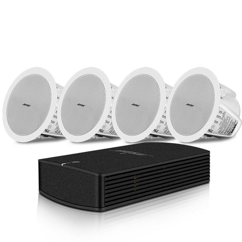 BOSE/博士 SA-5功放+4只 FS2C音箱 背景音乐家庭用嵌入式天花吸顶喇叭套装