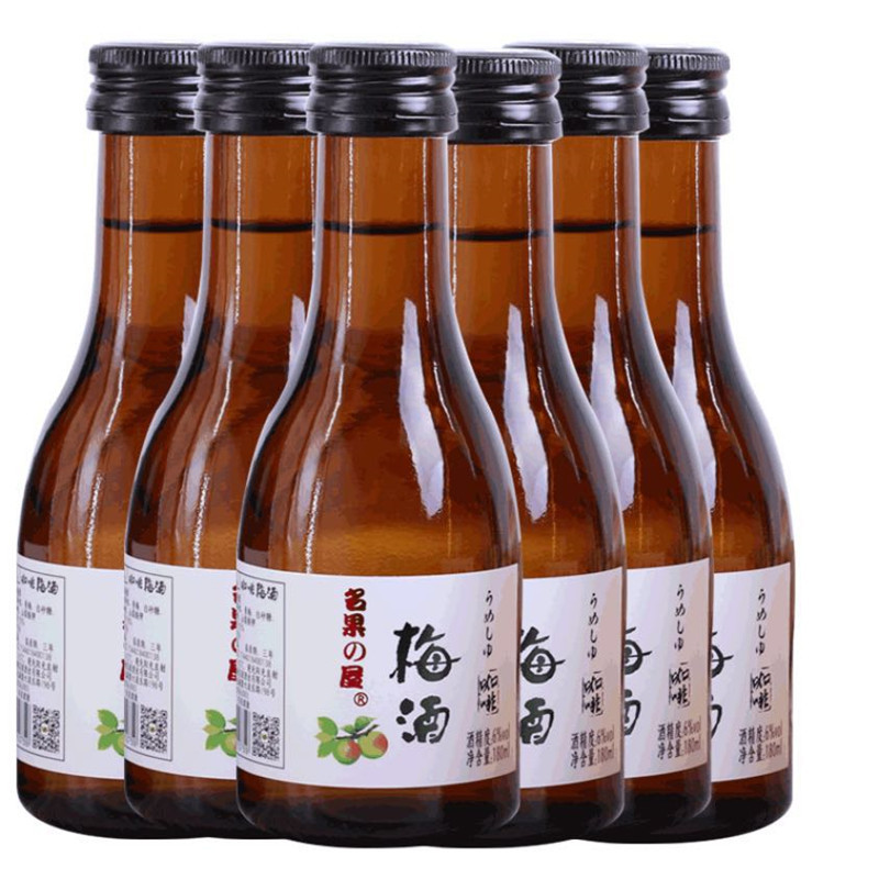 中华特色馆·从化馆 名果之屋 咖啡梅酒 6支装/箱 180ml/瓶 梅子酒 青梅果酒 低度酒