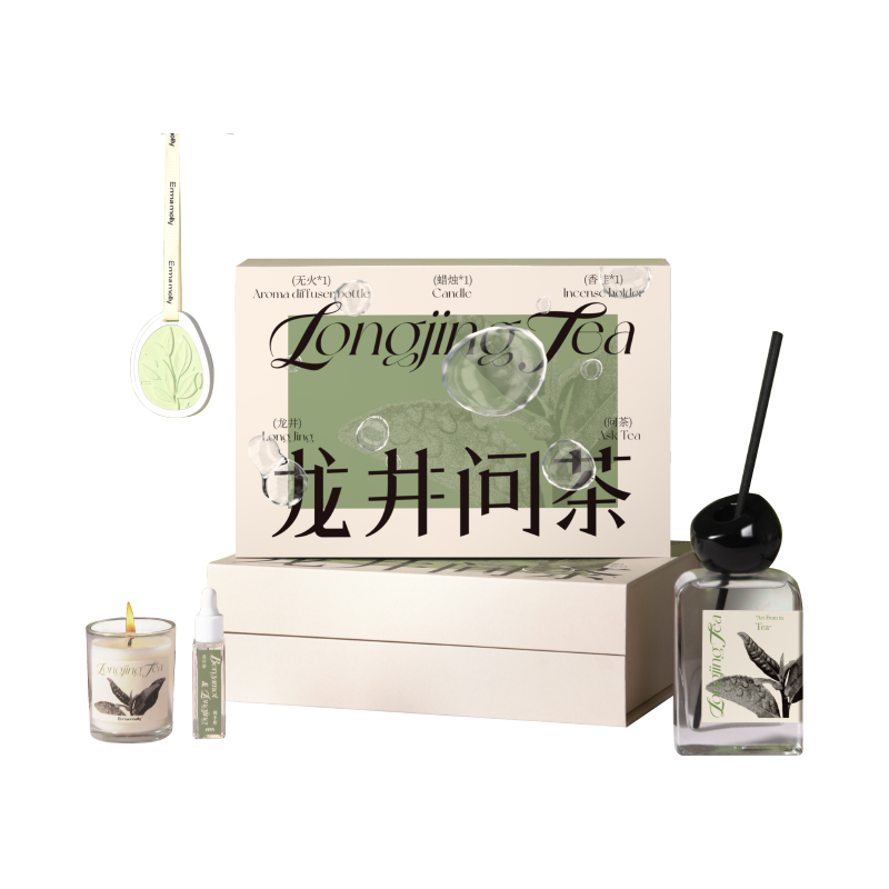 艾玛莫莉(EMMA MOLLY) 无火香薰蜡烛晶石 龙井问茶香薰 / 盒