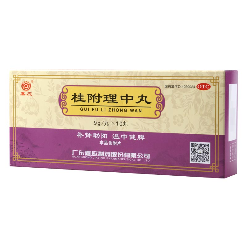 嘉应 桂附理中丸 9g*10丸