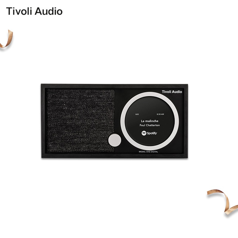 Tivoli Audio M1D 流金岁月M1D蓝牙音箱高保真收音机 黑木色