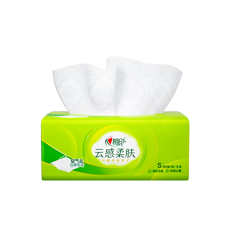 心相印抽纸18包(90抽/包)DT17090