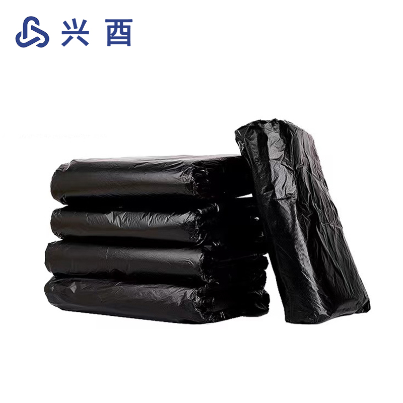 兴酉 黑色平口垃圾袋 80*90cm50只 包高清大图
