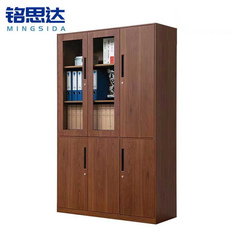 铭思达书柜六门台高清大图