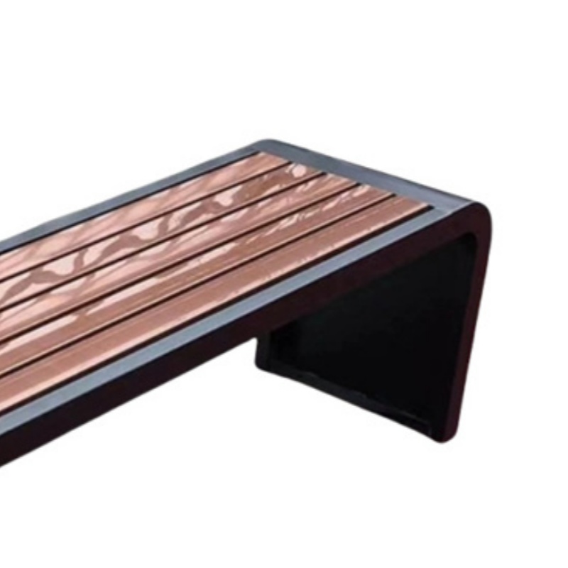 静科户外长条椅1000*400*450mm张高清大图