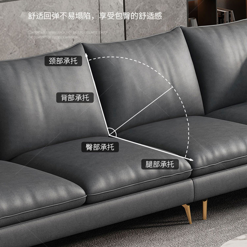 布欧格布艺沙发小户型客厅高清大图