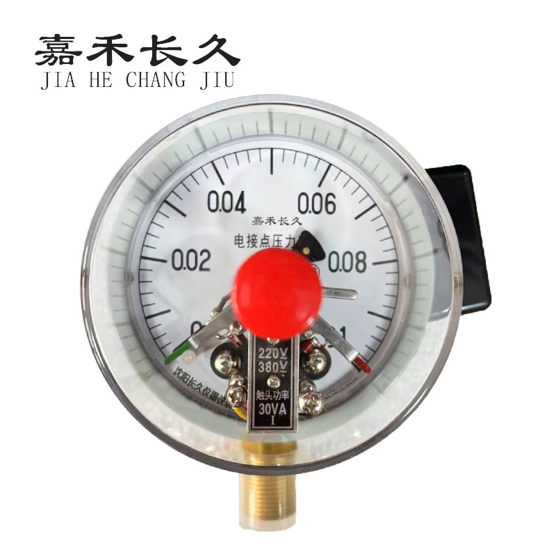 嘉禾长久+磁助电接点压力表检测定制型+YXC100+块