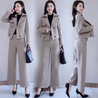 小样传奇 早秋款时尚两件套2019年秋装新款女人味初秋气质洋气阔腿裤套装潮