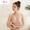 辛德瑞拉 无钢圈莫代尔睡眠背心式文胸美背一片女士内衣胖MM FISH BASKET胸罩