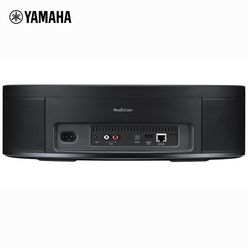 雅马哈(Yamaha)WX-051 无线WIFI 蓝牙音响 家庭影院功放回音壁无线环绕音箱 Hi-Res高解析音频 黑色