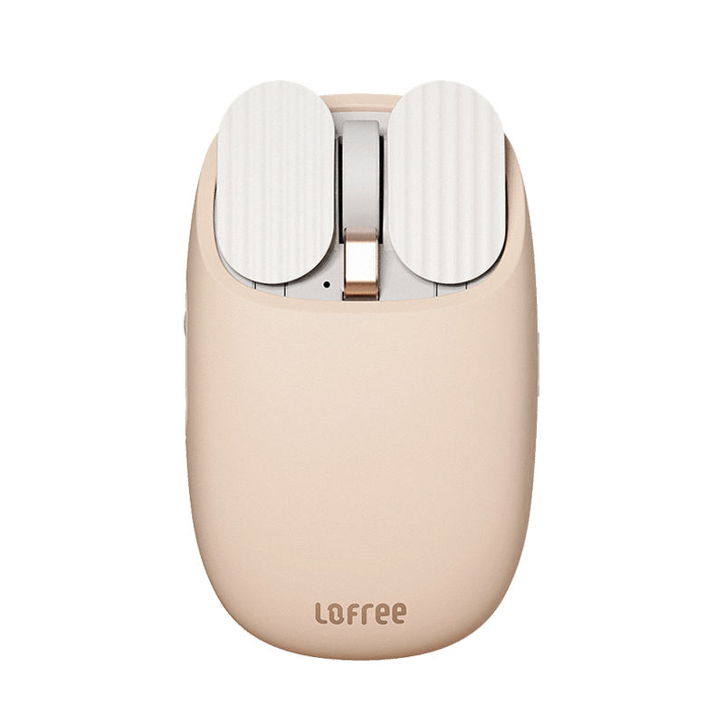 洛斐(LOFREE) EH115 薯片蓝牙鼠标 无线笔记本 台式电脑家用 1个装