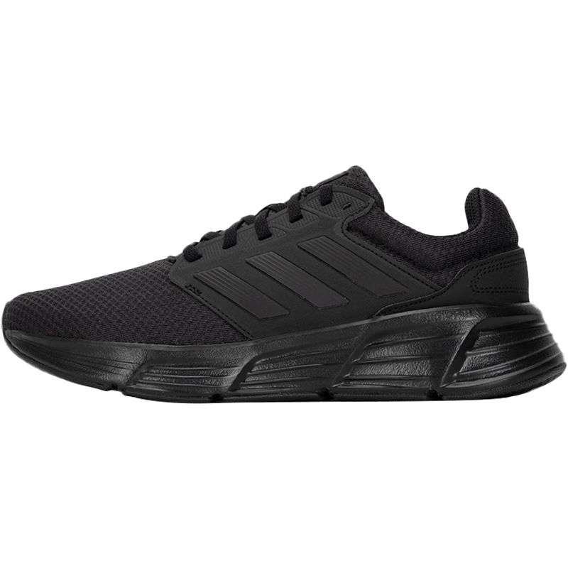 阿迪达斯(adidas) 男鞋 2025夏季新款休闲运动鞋轻便舒适户外慢跑减震透气跑步鞋 GW4138黑武士 41码