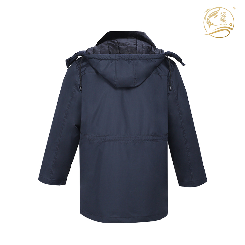 迈鲲 防寒保暖多功能棉大衣防泼水层带帽子高清大图