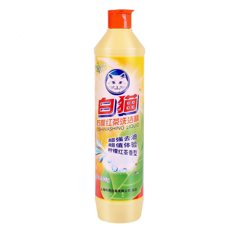 白猫 红茶洗洁精500g 10瓶装