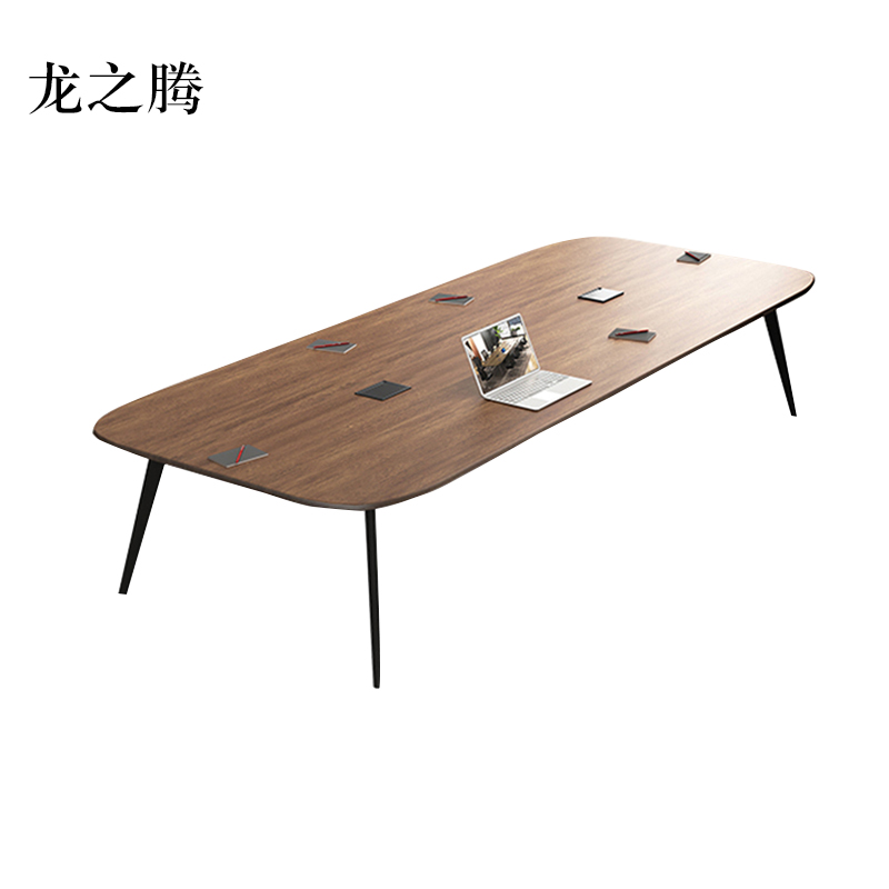 龙之腾会议桌工作桌培训桌小型洽谈桌长3.6米宽1.38米[工厂现做 7天内发货]