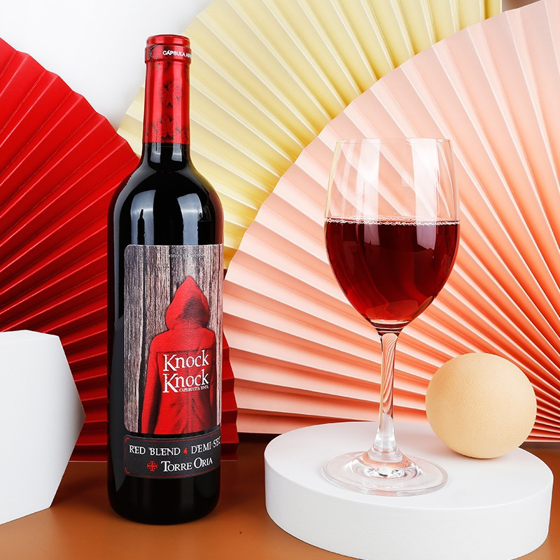西班牙进口红酒 奥兰小红帽Torre Oria半甜红葡萄酒750ml*6瓶整箱装 原瓶原装进口(非原箱发货)