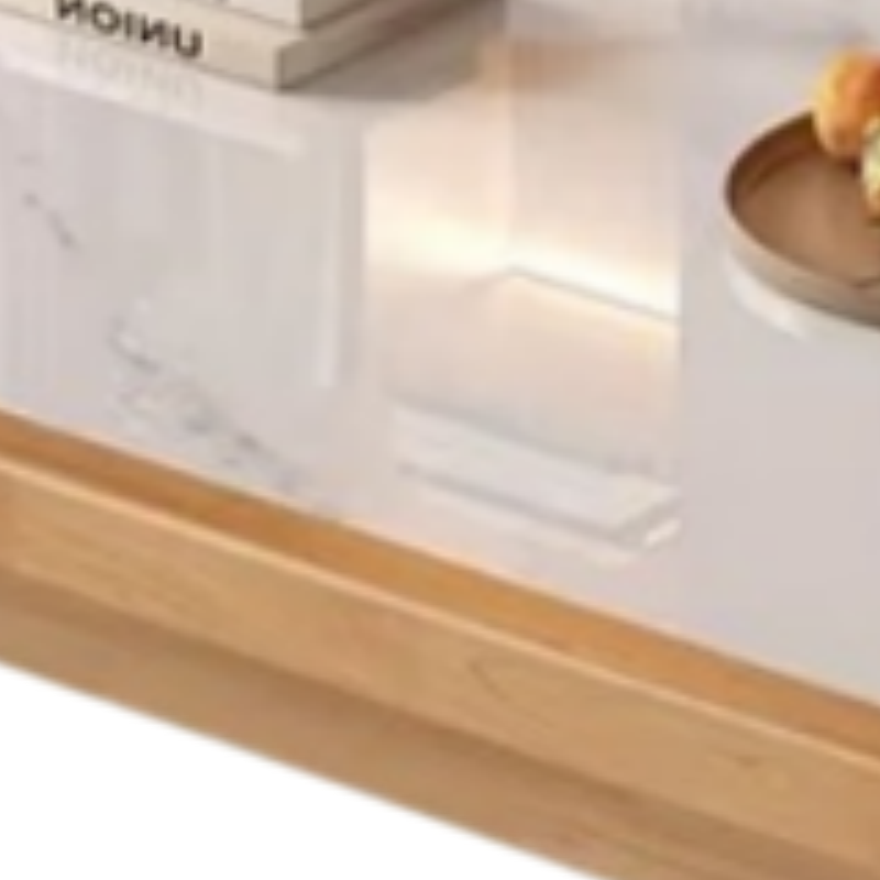 乐琪艺岩板餐桌木质张高清大图