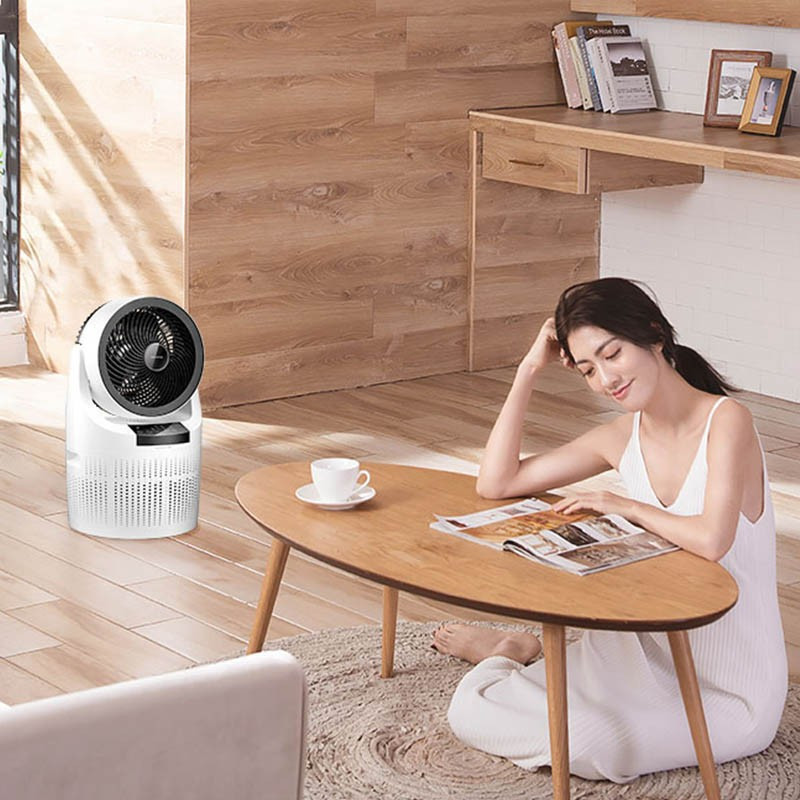 艾美特(Airmate) 空气循环扇 家用电风扇台扇 空气对流式大风量 8小时预约定时AI智能净化 FB2383RC高清大图