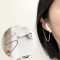 耳机防丢耳环蓝牙无线耳挂耳链男女无耳洞耳钉防掉耳夹airpods 单只耳钩款 WER-143