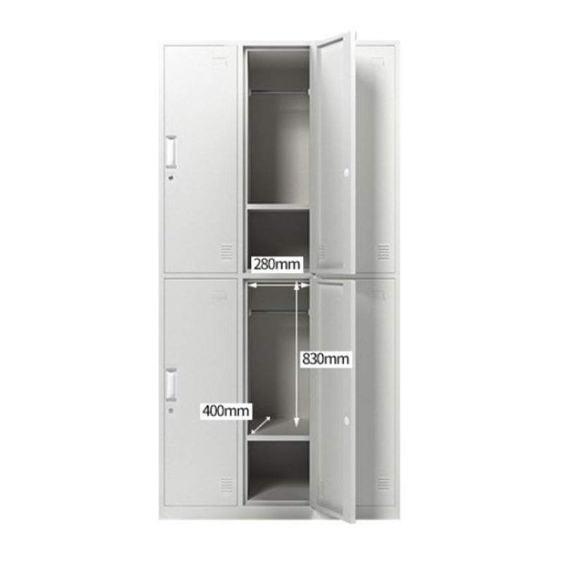 坤鹏弘欣 更衣柜 6门 1800*420*900mm 个高清大图