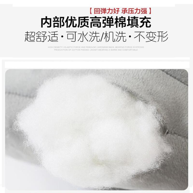 纯色u型枕【亏本不送礼颜色随机发】 u型枕头护颈枕护脖子可爱靠枕卡通飞机脖枕旅行枕午睡枕u形颈椎枕