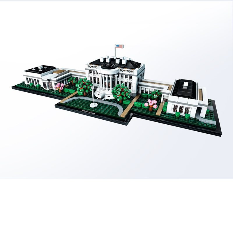 LEGO乐高建筑系列白宫21054拼插玩具