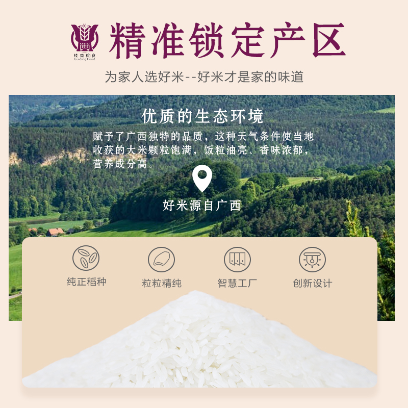 桂鼎 福相迎-金丝苗米5kg/ 袋 真空包装香软粘糯新鲜大米