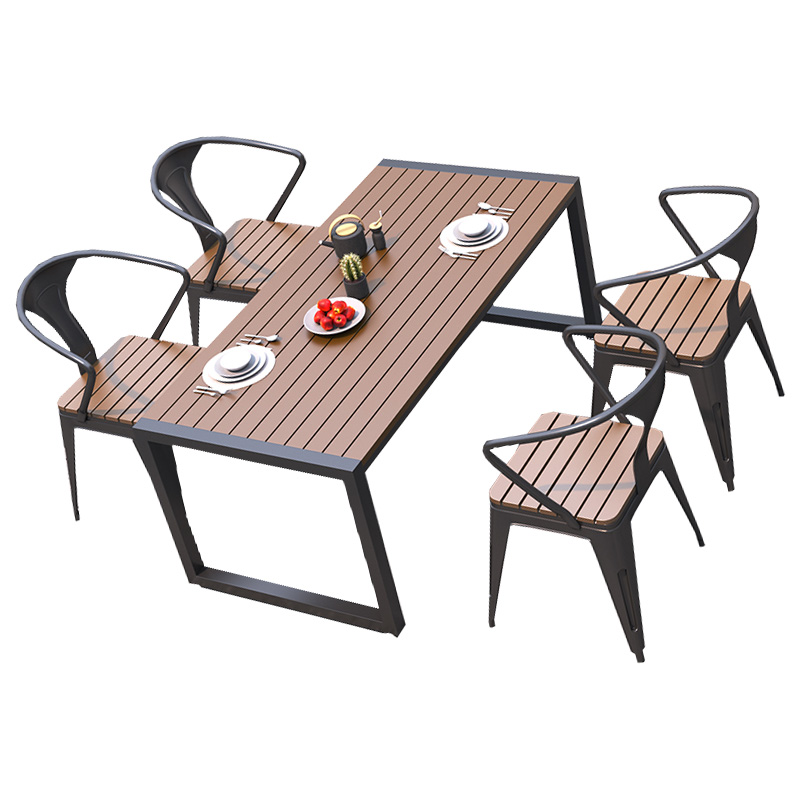 翼澜 户外桌椅 长桌 套高清大图