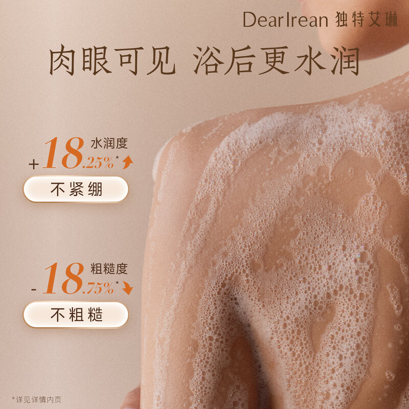 独特艾琳沐浴露持久留香滋润清洁保湿香氛沐浴露350ml(味道随机)高清大图
