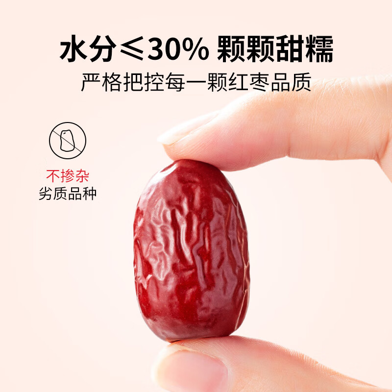 方家铺子 泡茶煲汤煮粥零食四星楼兰灰枣500g/袋装高清大图