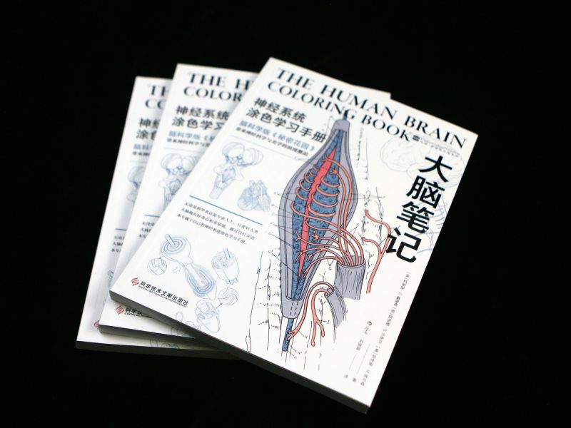 [正版]大脑笔记(神经系统涂色学习手册)科学技术文献出版社基础医学书店课外阅读书籍 书店 书籍高清大图