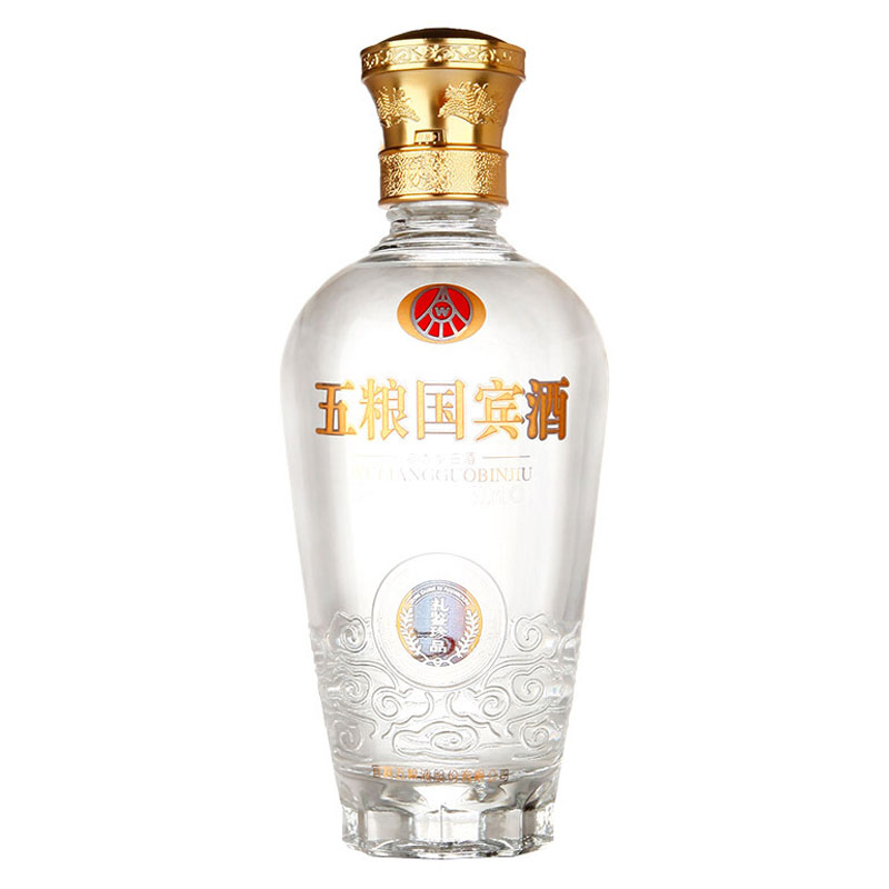 五粮液股份出品 五粮 国宾鉴赏 52度 500ml 单瓶 浓香型白酒