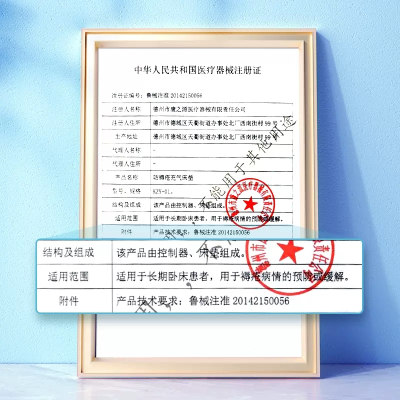 防褥疮气床垫医用充气垫卧床瘫痪病人全自动翻身起背老人护理床垫 半自动起背曲腿+大便孔高清大图