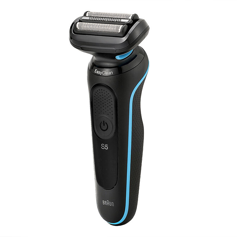 博朗(BRAUN)电动剃须刀全身水洗往复式刮胡刀 5系 50-4200cs 蓝色