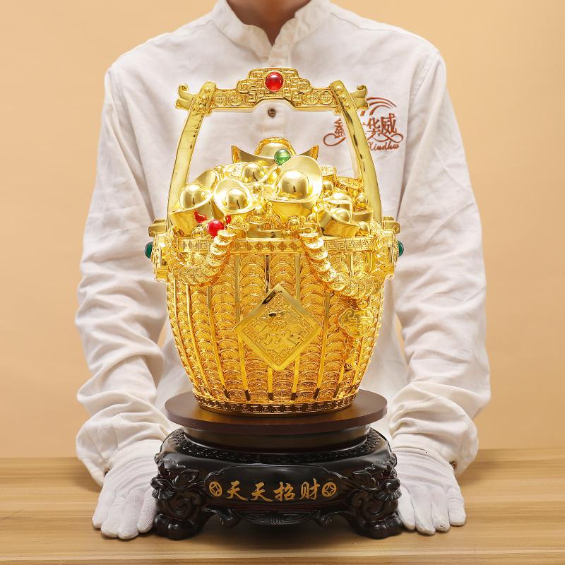 美帮汇摆件金元宝公司前台收银台装饰品店铺开店开业送礼高清大图